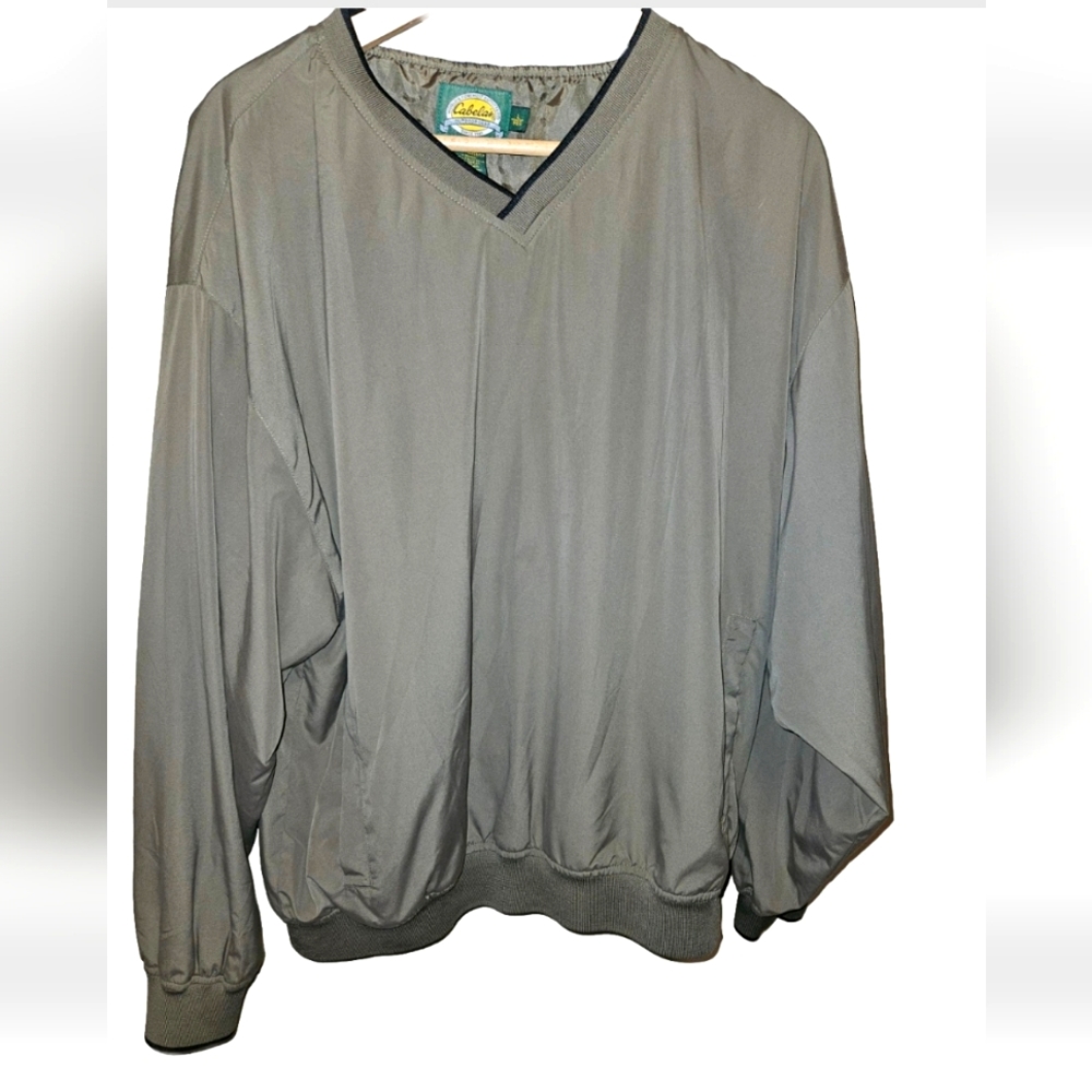 Cabella's Outdoor Gear Size Large Regular Long Sleeve Pullover Mens Green